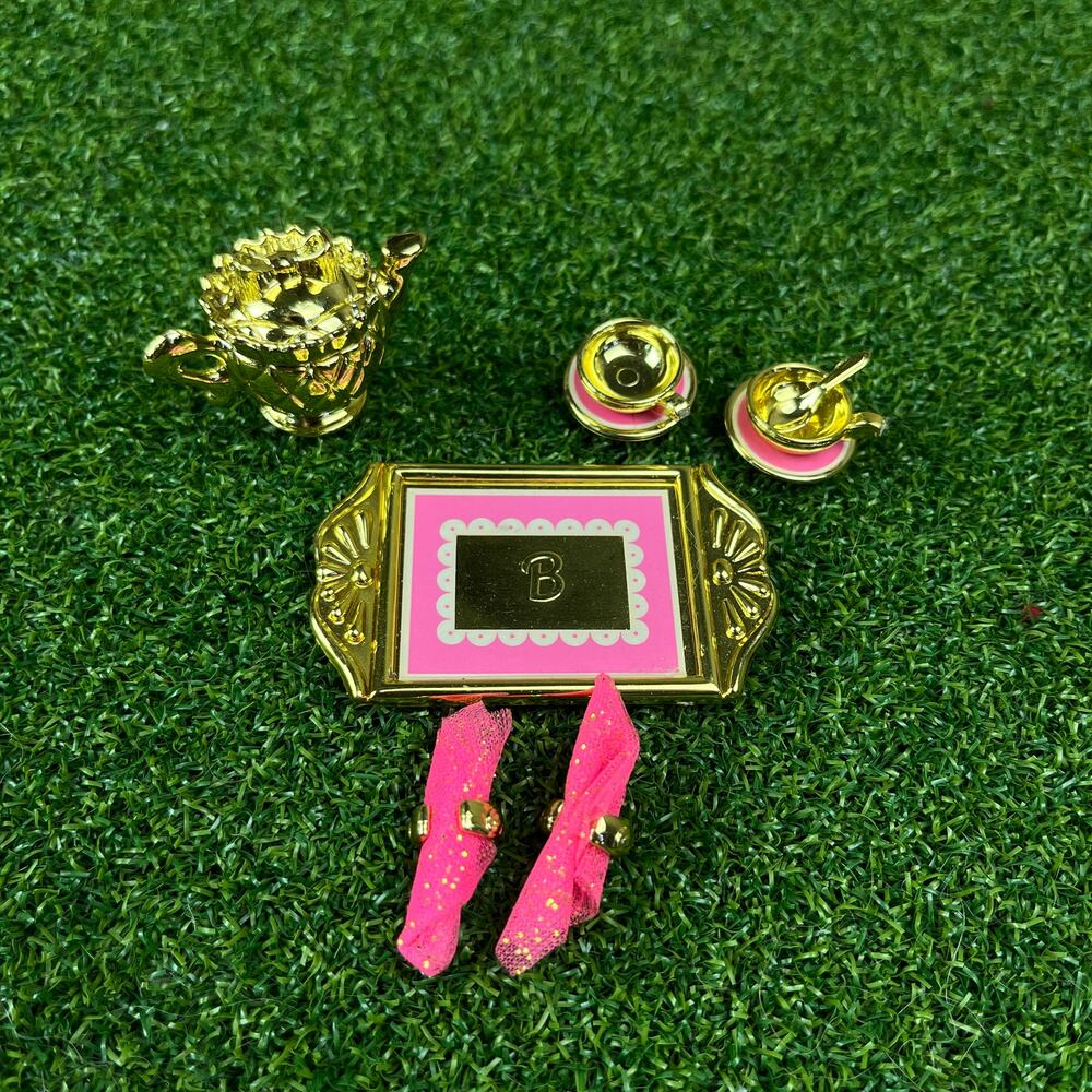 Vintage 90s Barbie Pretty Treasures Tea Set